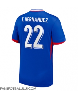 Franța Theo Hernandez #22 Tricou Fotbal Replică European 2024 Barbati Acasa